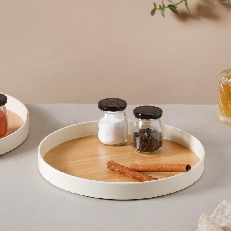 Japanese Bamboo PVC Serving Tray
