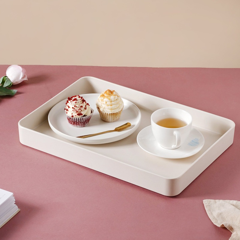 Large White Tray