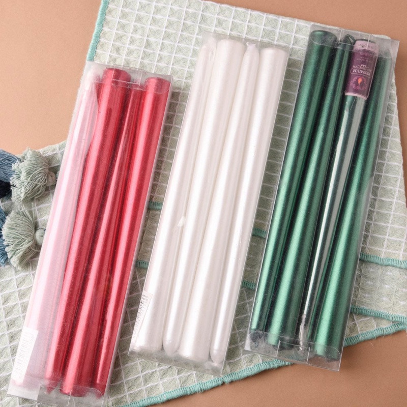 Smooth Taper Candle Set of 4