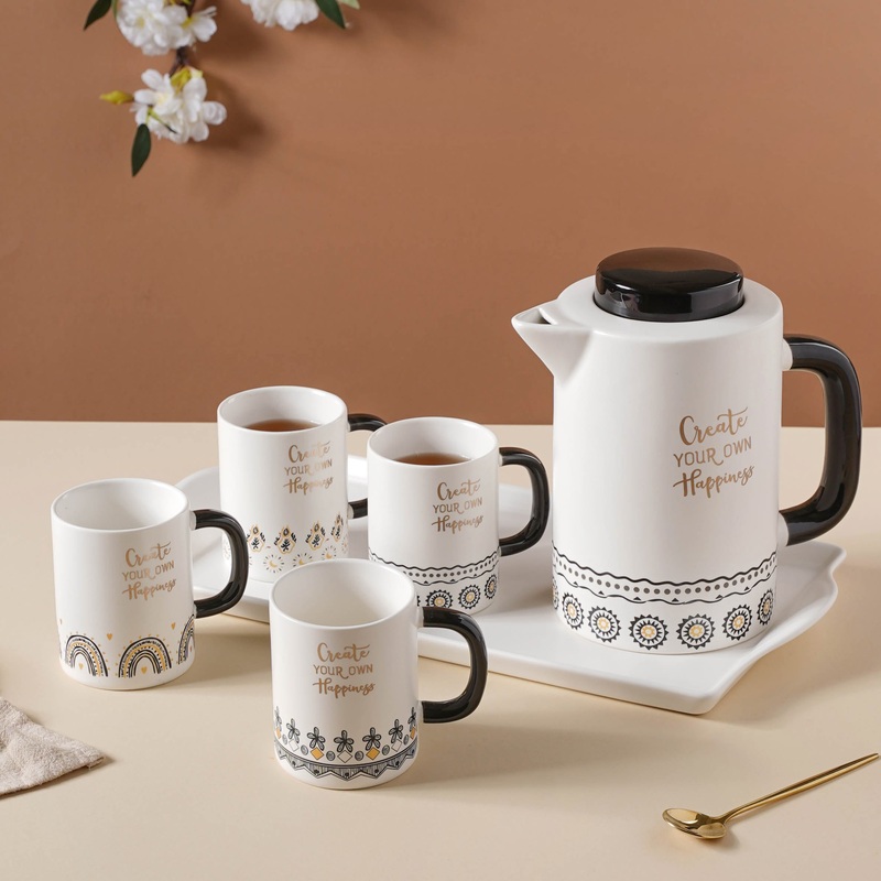 Abstract Tea Set