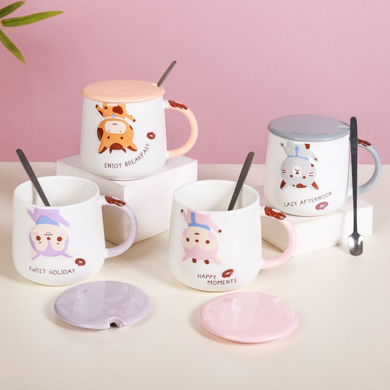 Cartoon Mug With Lid