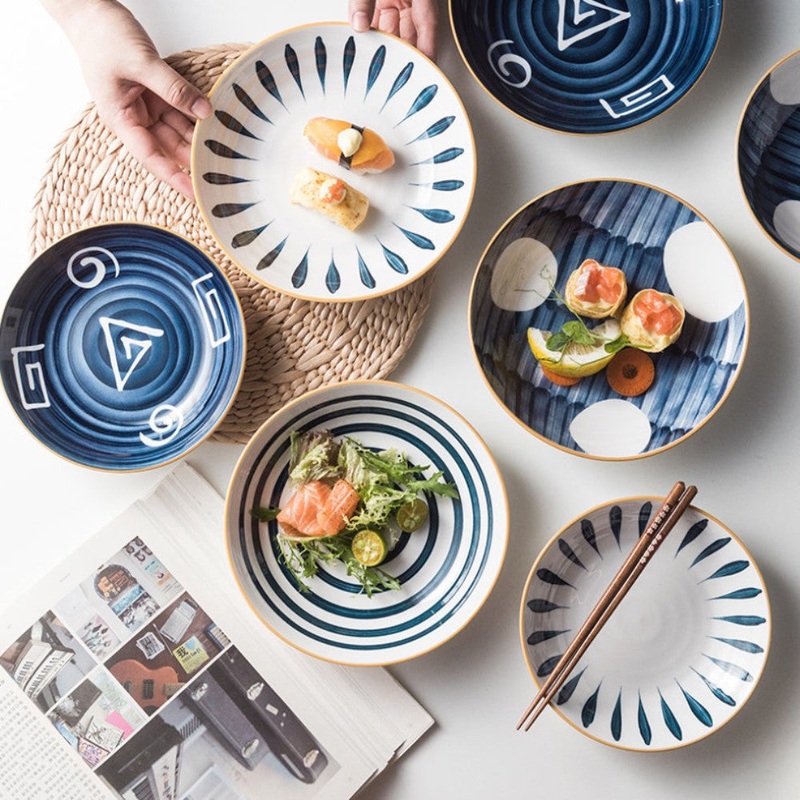 Nitori Ceramic Deep Plate Medium 7inch