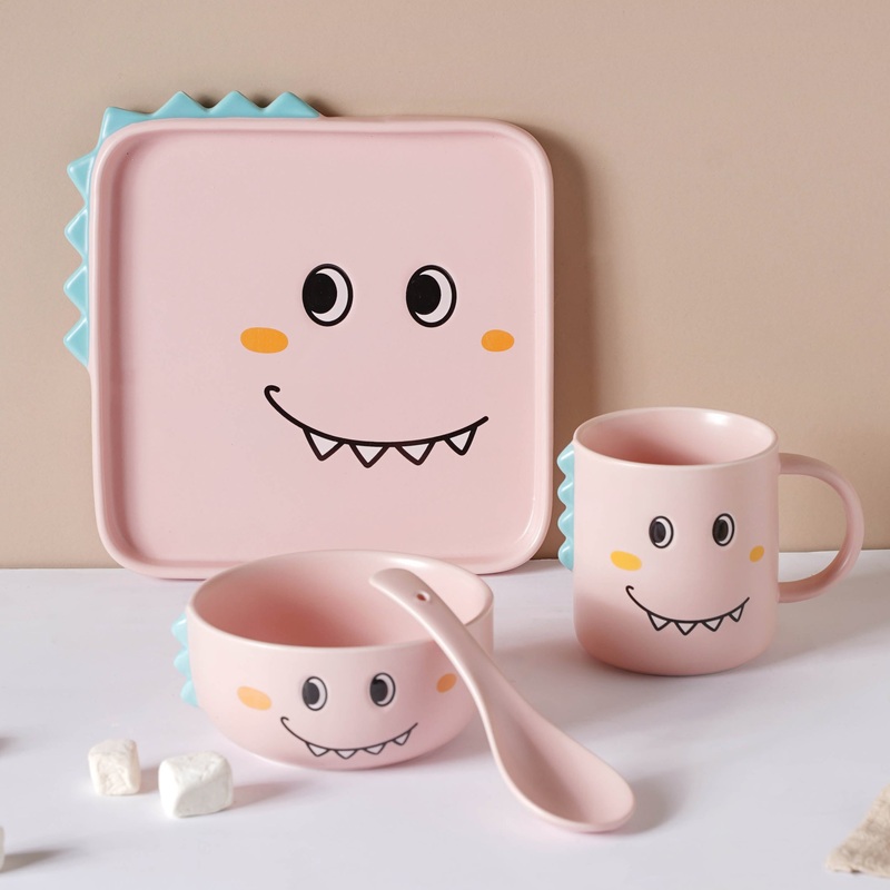 Pink Dino Meal Set