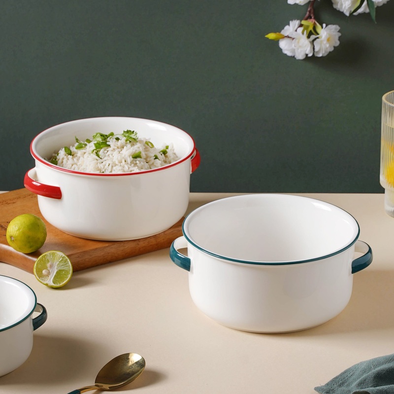 Toujours Serving Bowl With Handle