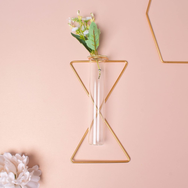 Triangular Wall Tube Vase
