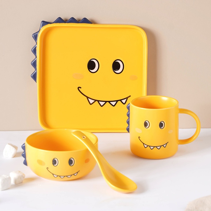 Yellow Dino Meal Set