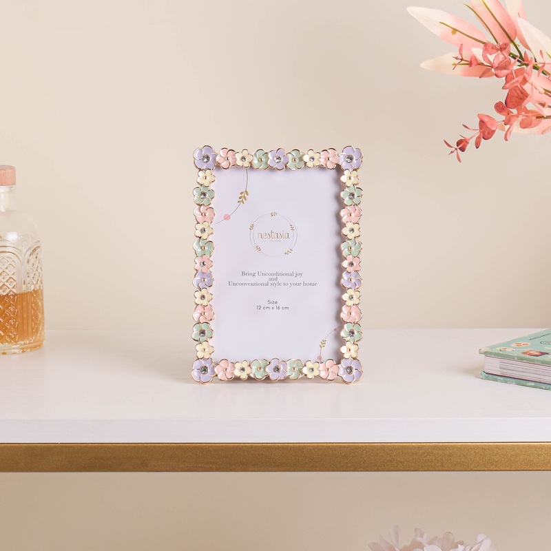 Flower Festoon Photo Frame Small