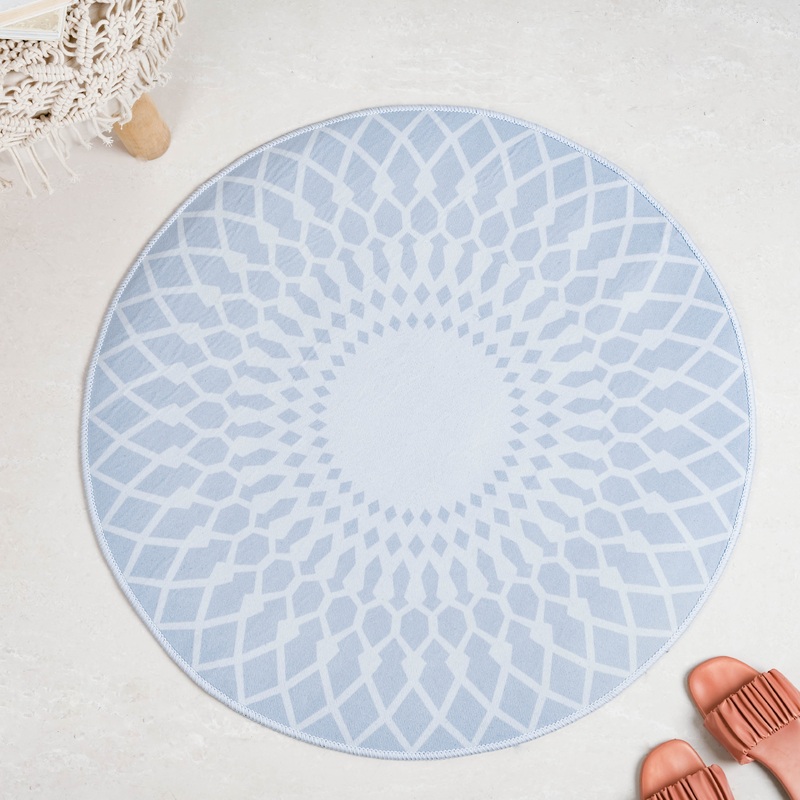 Round Carpet Grey