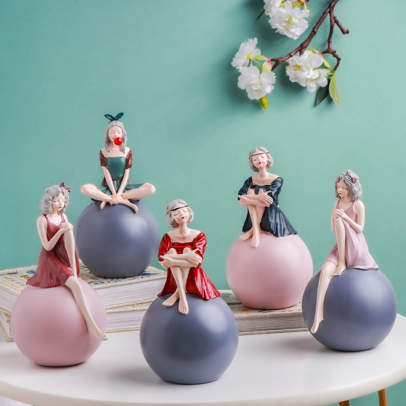 Sitting Girl Decor