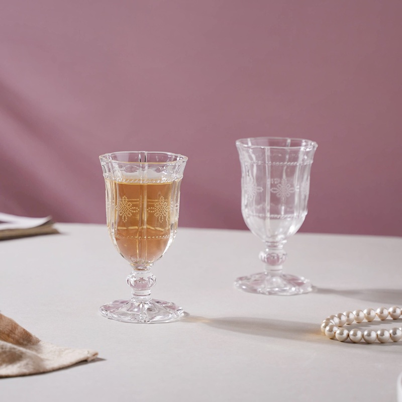 Dainty Stemmed Dessert Wine Glass Set of 2