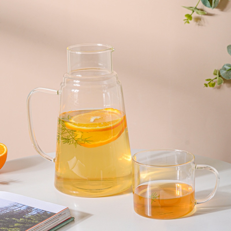 Glass Mug and Jug Set