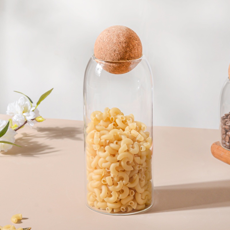 Large Jar with Cork Lid