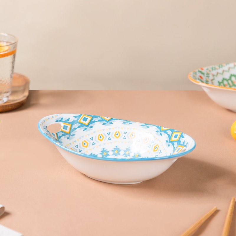 Mandala Ceramic Bakeware With Handle
