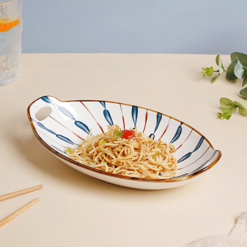 Mizo Teardrop Ceramic Baking Plate 11 inch
