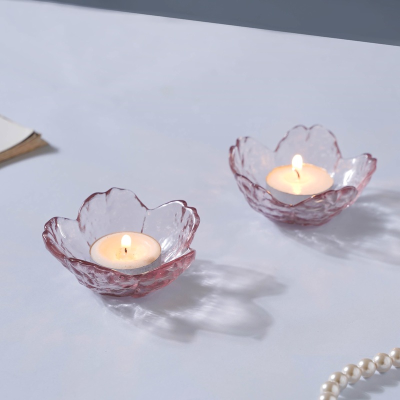 Sakura Styled Glass Dip Bowl Set of 2