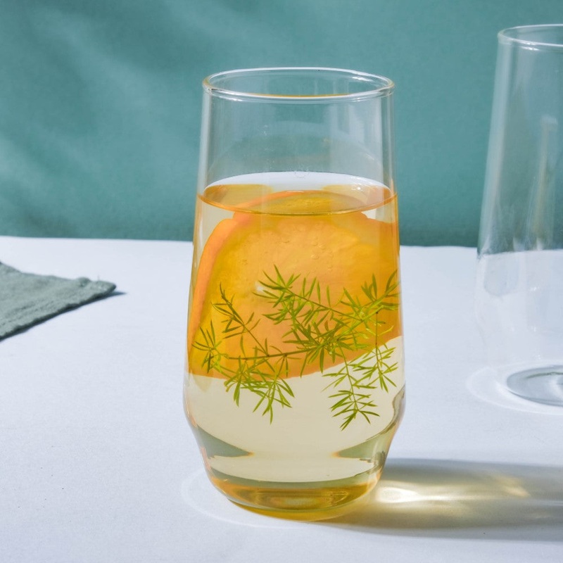 Sleek Glass Tumbler Set of 2