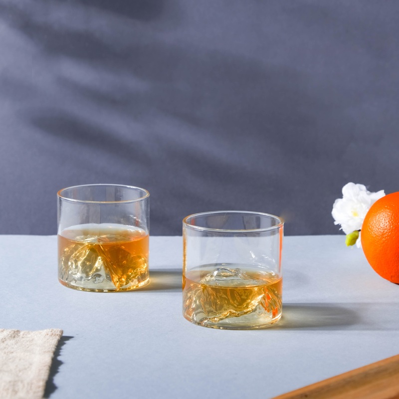 Small Iceberg Glass Set of 2