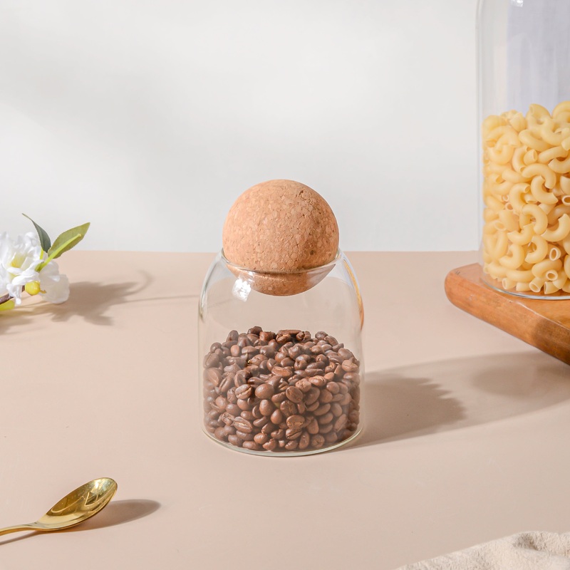 Small Jar with Cork Lid