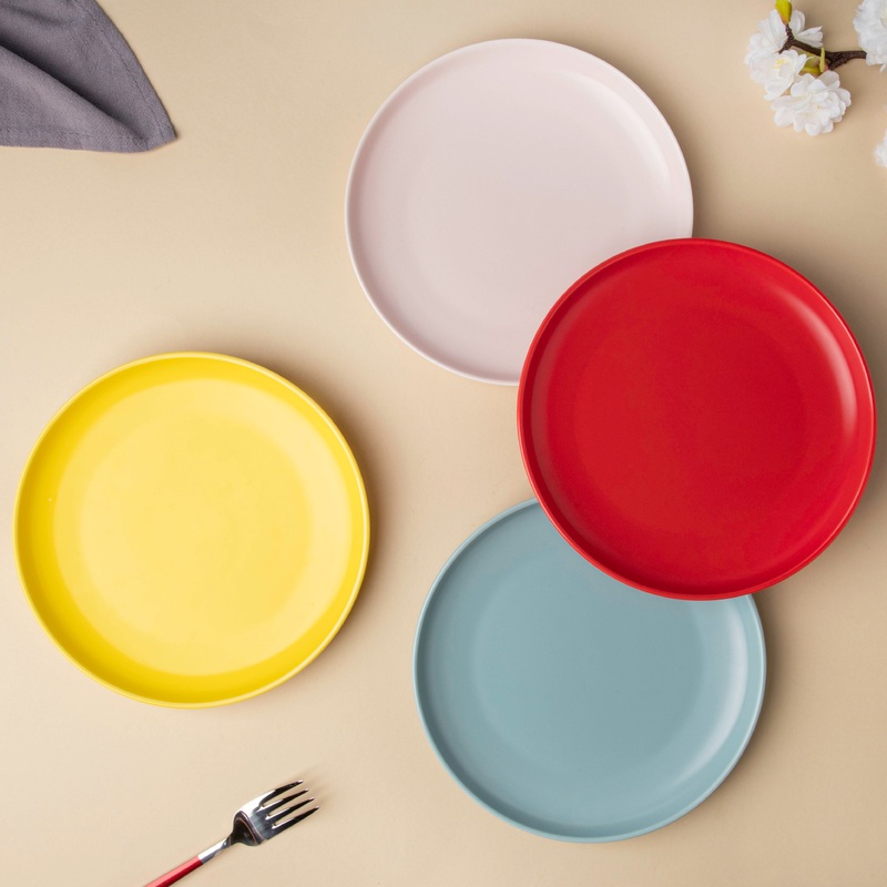 Solid Colored Snack Plate Large
