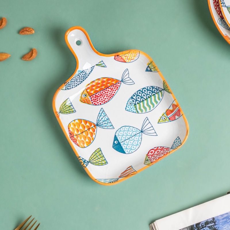 Ukiyo Ceramic Baking Plate With Handle
