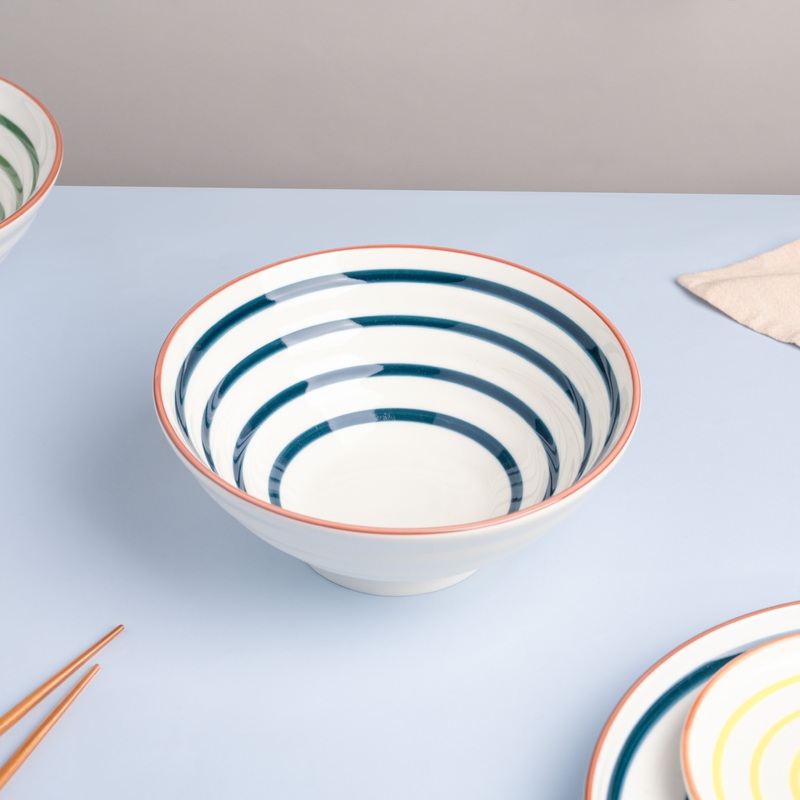 Blue Illusion Serving Bowl