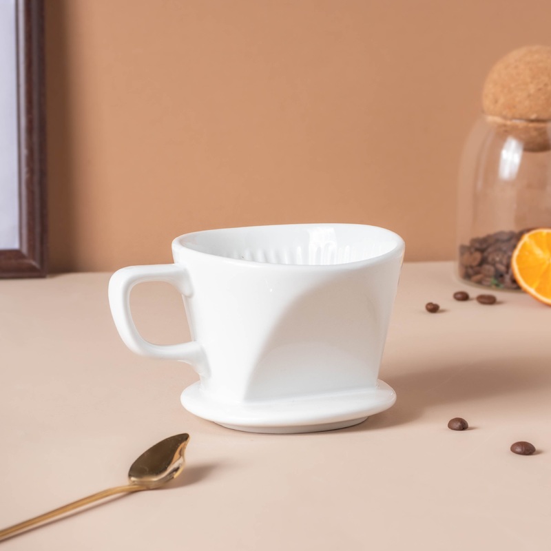 Riona Ceramic Coffee Filter White