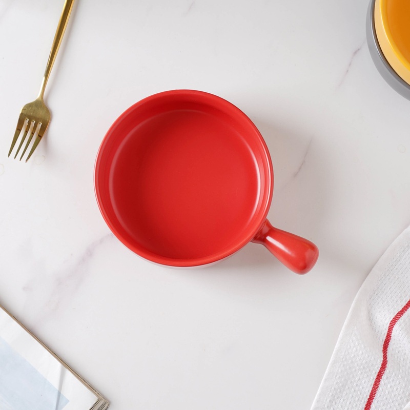 Ruby Red Baking Pan With Handle