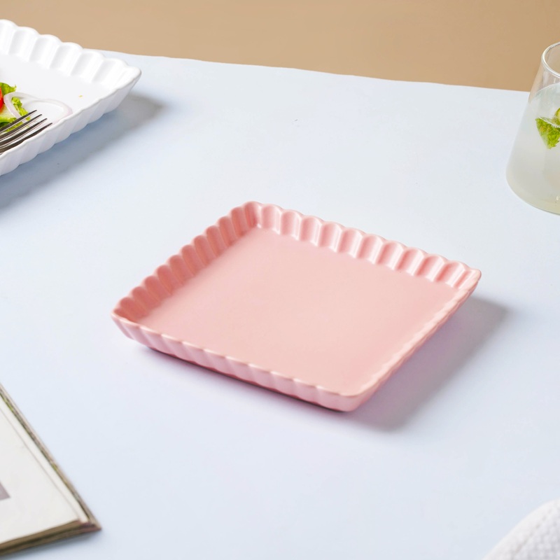 Very Berry Square Snack Dish 6 Inch