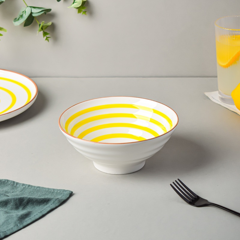Yellow Illusion Ramen Bowl 550 ml