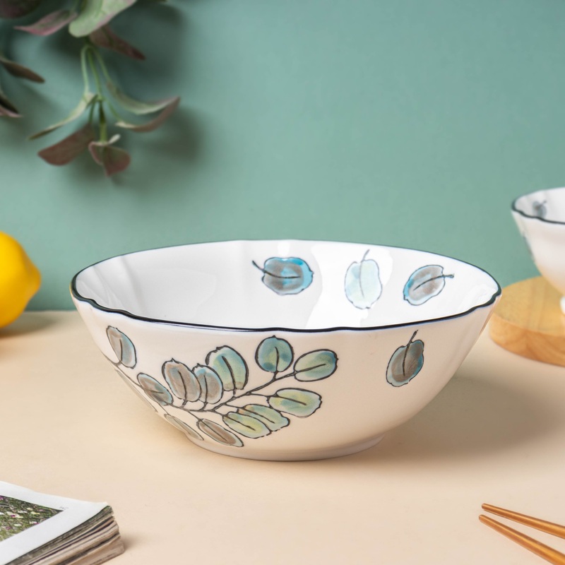Aspen Leaves Serving Bowl 7.5 Inch