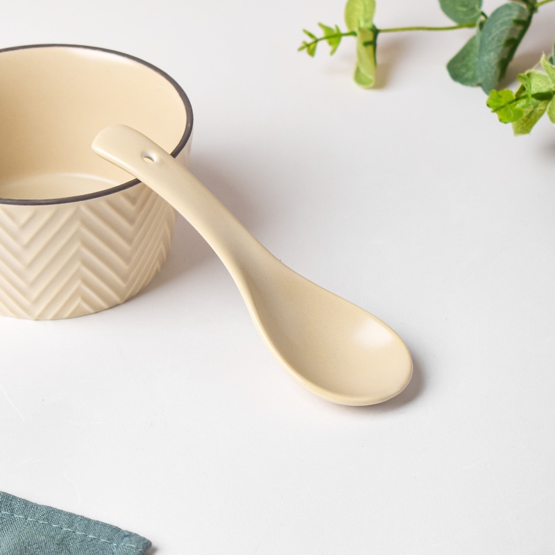 Crme De La Crme Ceramic Soup Spoon