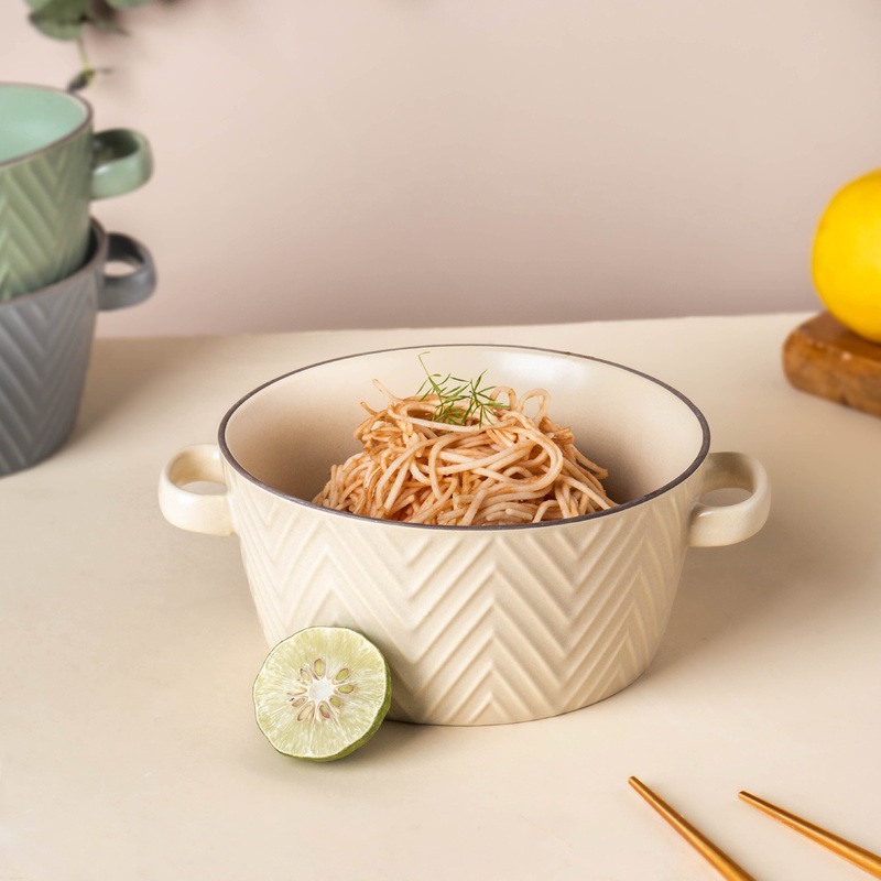 Crme De La Crme Textured Noodle Bowl