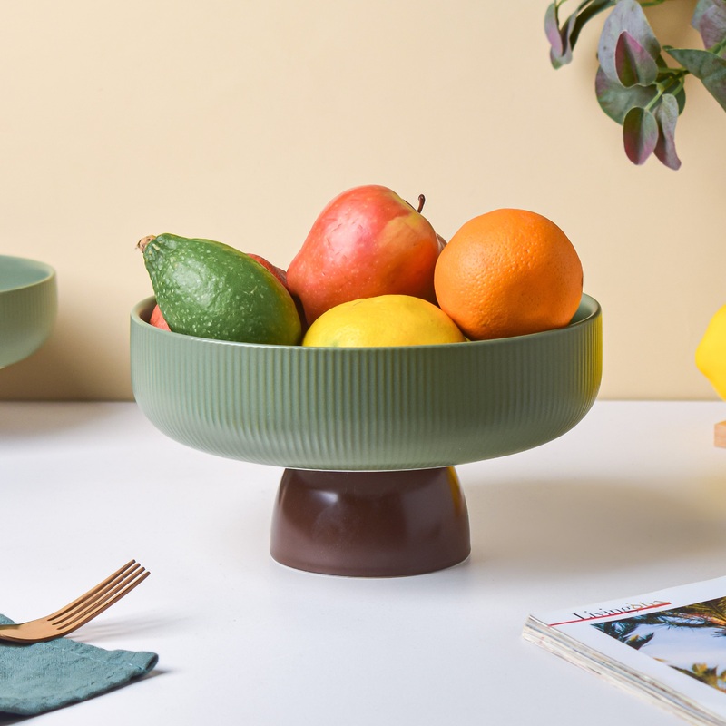 Fern Green Fruit Bowl Large