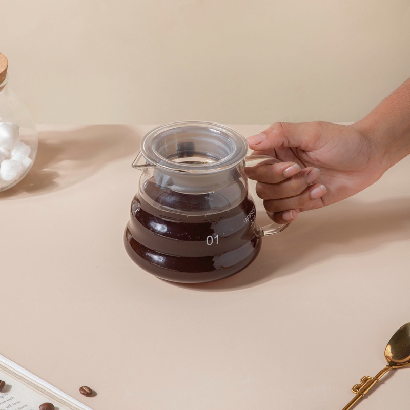Glass Coffee Pot With Lid Small