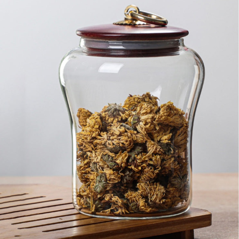Glass Jar With Airtight Lid
