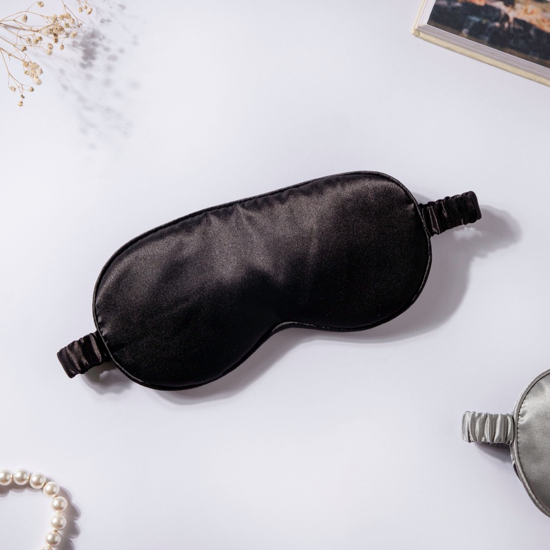 Luxury Sleep Satin Eye Mask Black