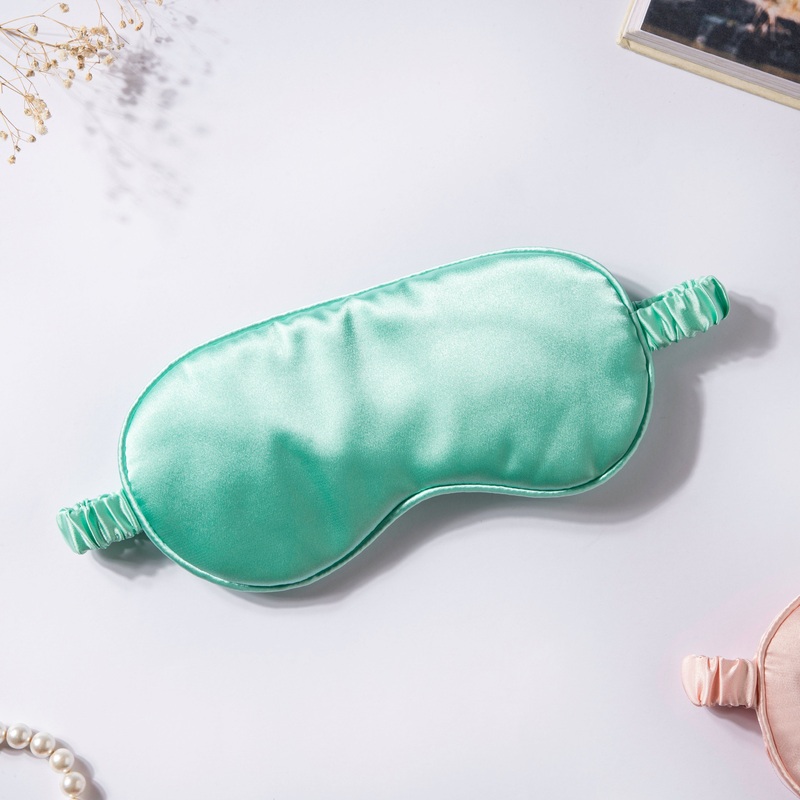 Luxury Sleep Satin Eye Mask Green