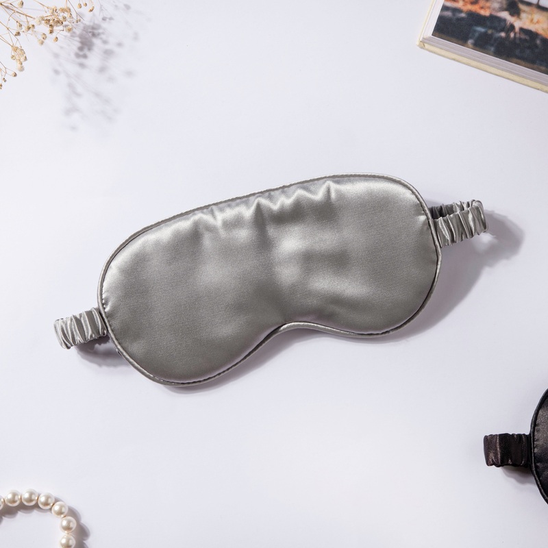 Luxury Sleep Satin Eye Mask Grey