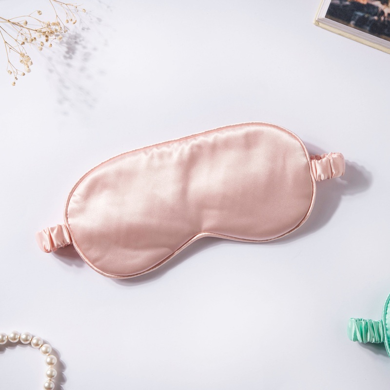 Luxury Sleep Satin Eye Mask Pastel Pink