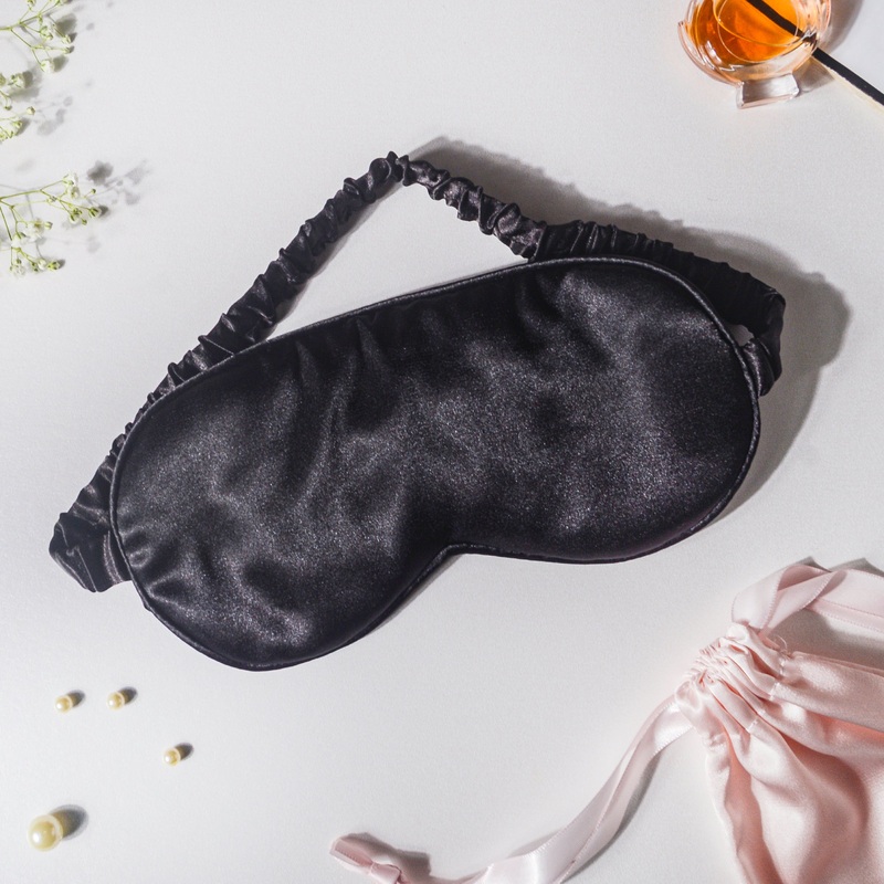 Night Sky Black Travel Eye Mask
