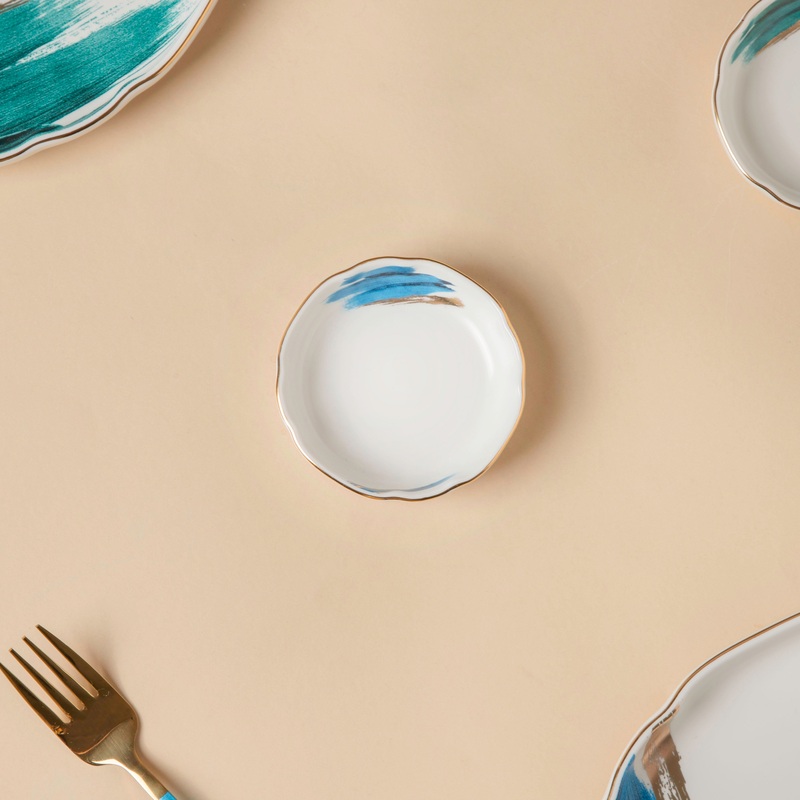 Oceanic Calm Blue Dip Bowl