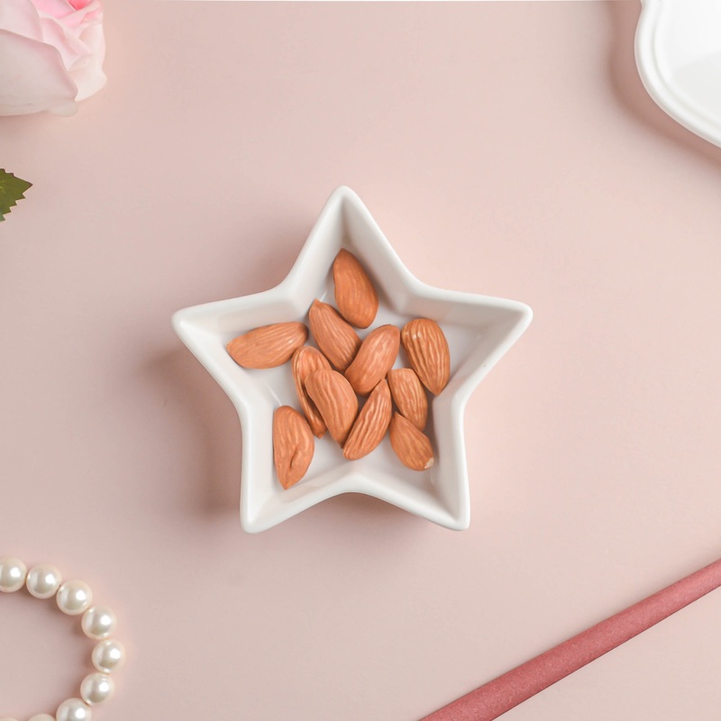 Riona Star Ceramic Bowl White