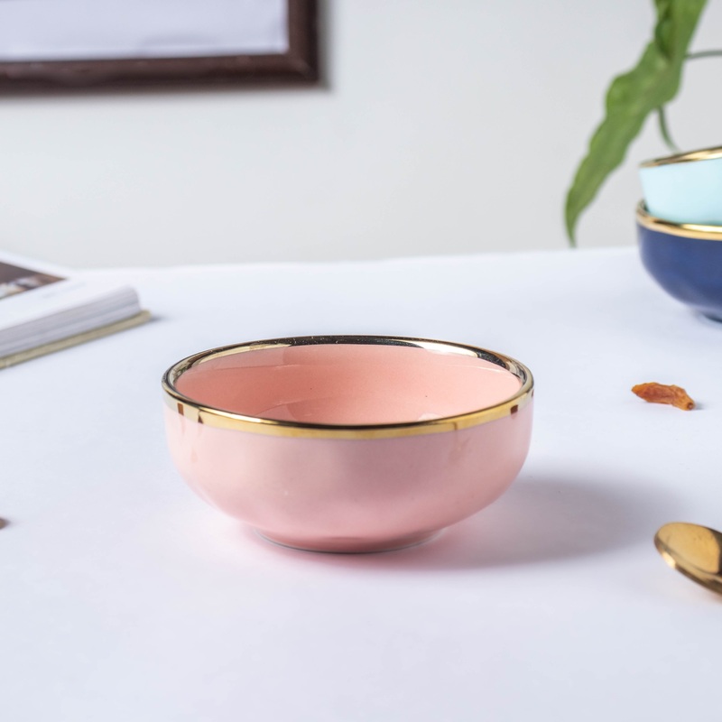 Think Pink Ceramic Dip Bowl