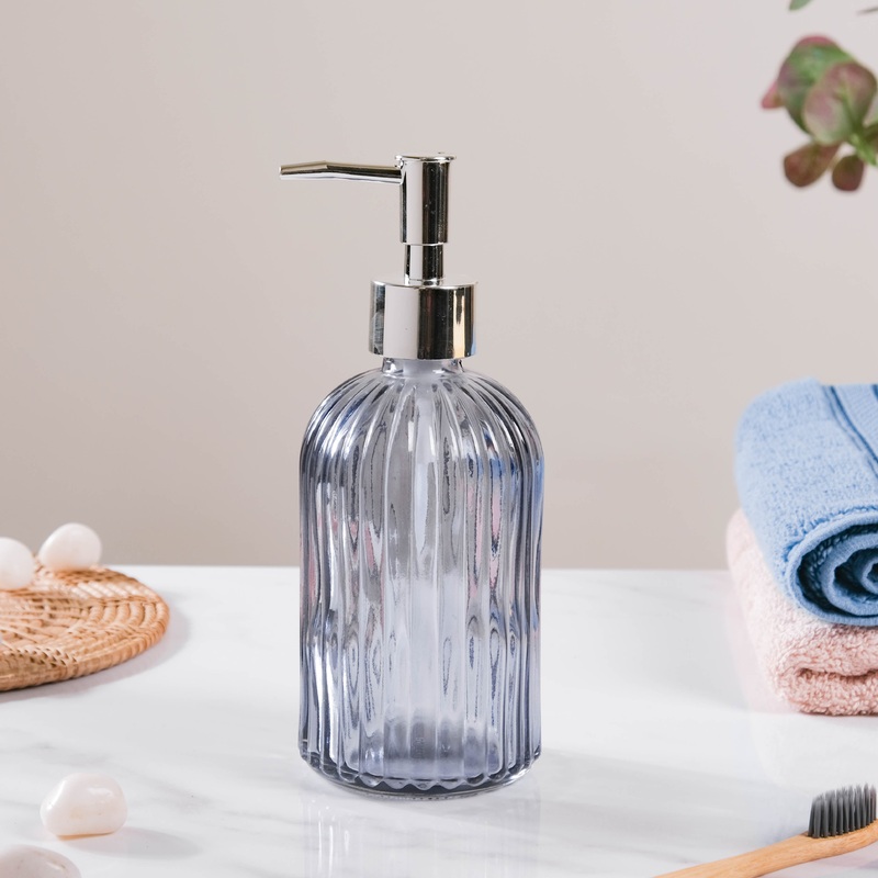 Vienna Grey Glass Dispenser With Nozzle