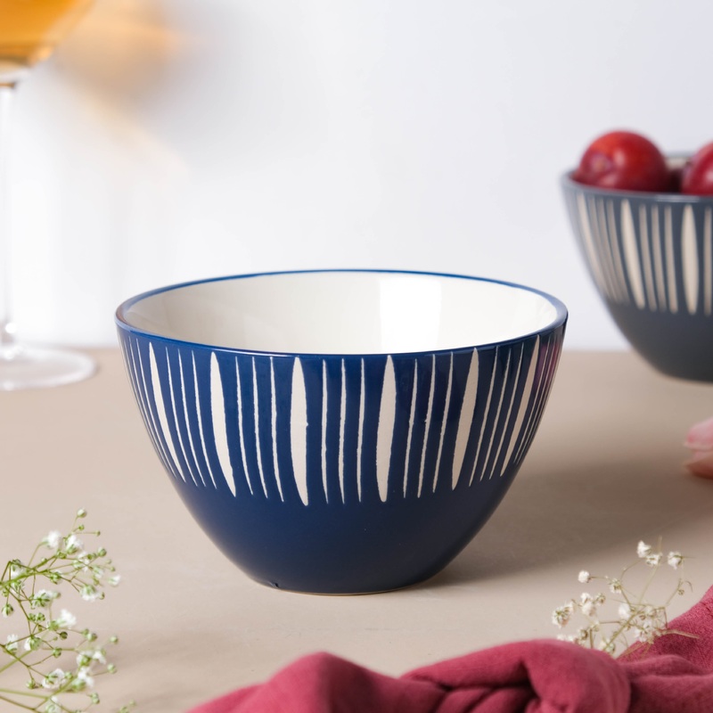 Celeste Azure Blue Bowl 550ml