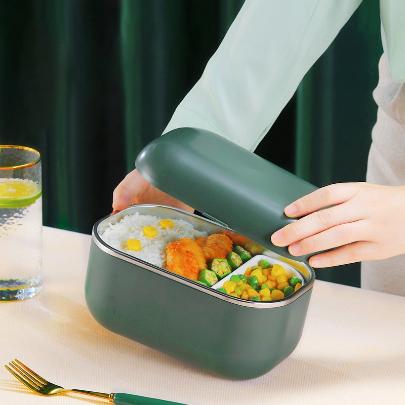 Fresh Meal Electric Hot Lunch Box Green