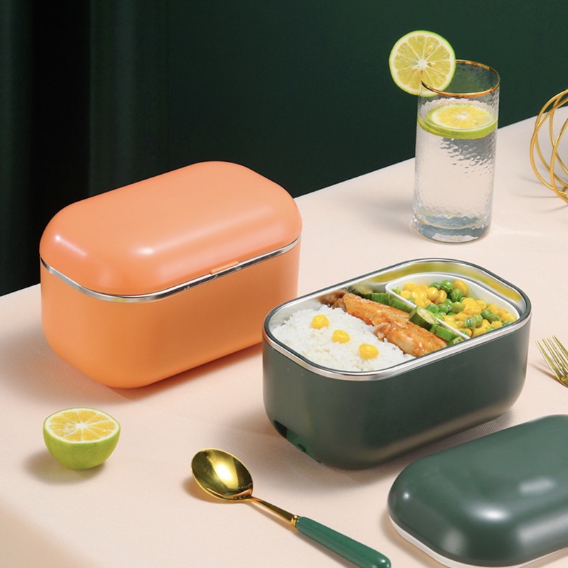 Fresh Meal Electric Hot Lunch Box Orange