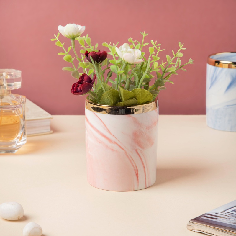 Luxe Ceramic Organiser Pink