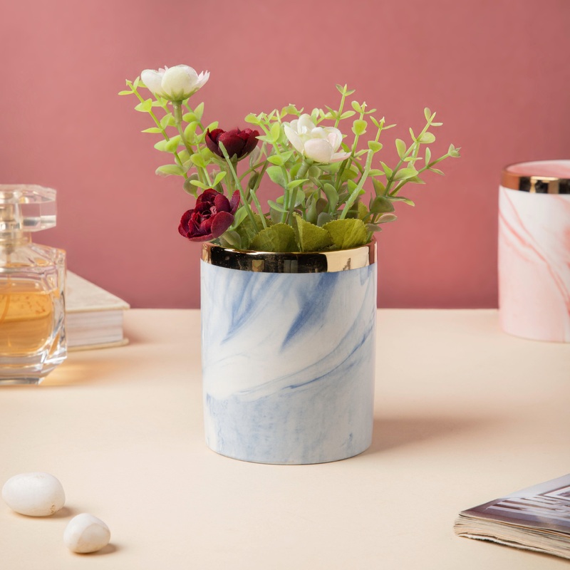 Luxe Ceramic Tumbler Blue