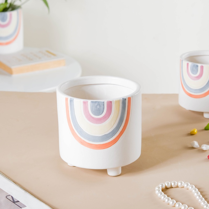 Rainbow Round Pot Medium